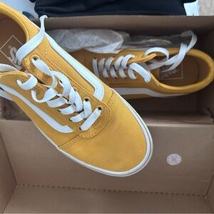 Vans Yellow Canvas Sneakers